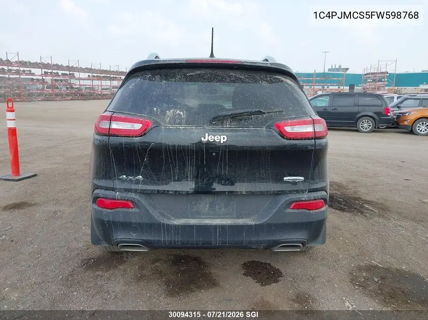 2015 Jeep Cherokee Latitude VIN: 1C4PJMCS5FW598768 Lot: 30094315