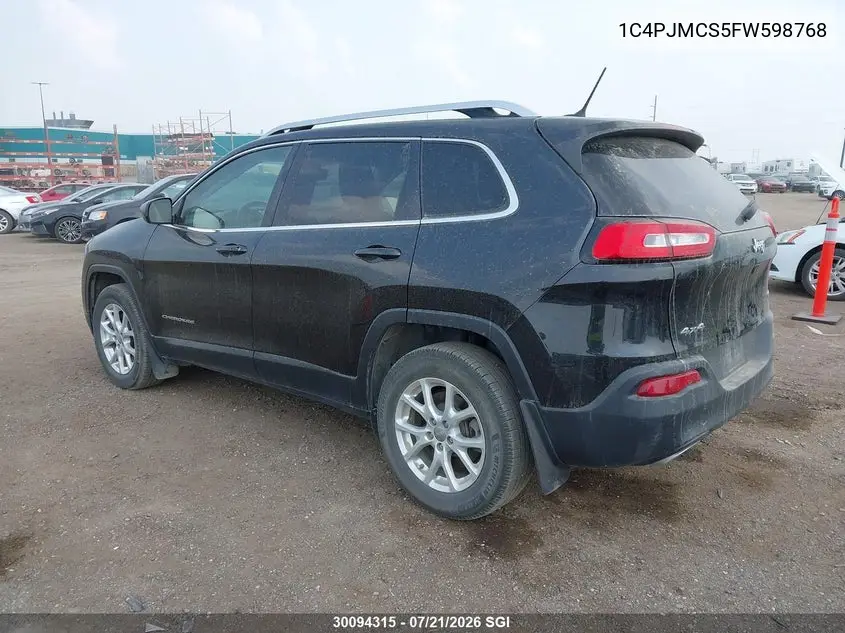 2015 Jeep Cherokee Latitude VIN: 1C4PJMCS5FW598768 Lot: 30094315