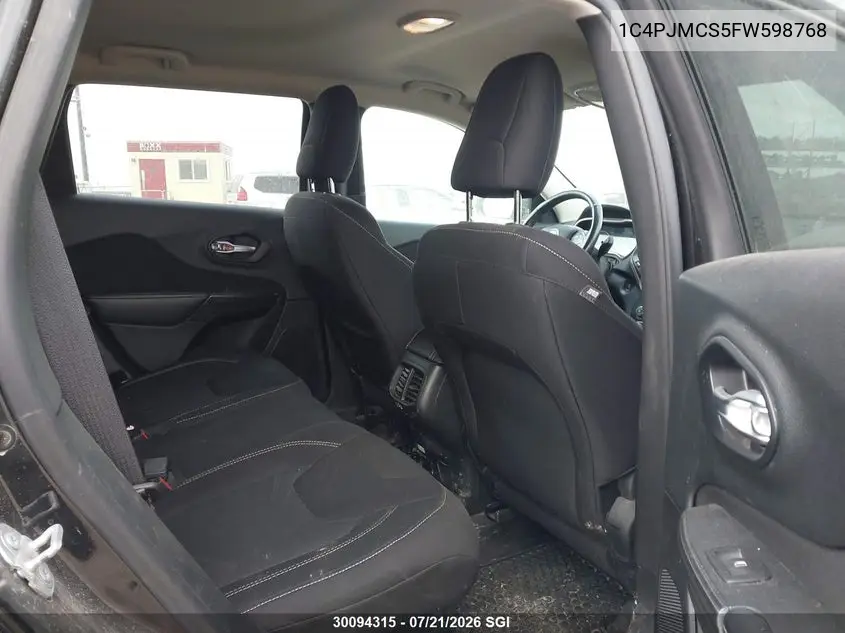 2015 Jeep Cherokee Latitude VIN: 1C4PJMCS5FW598768 Lot: 30094315