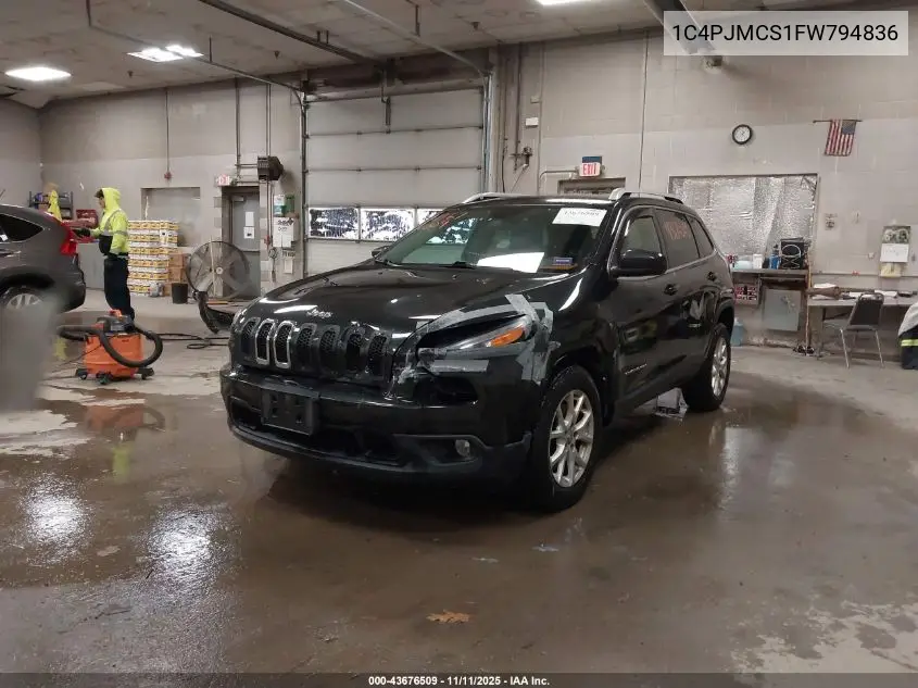 1C4PJMCS1FW794836 2015 Jeep Cherokee Latitude