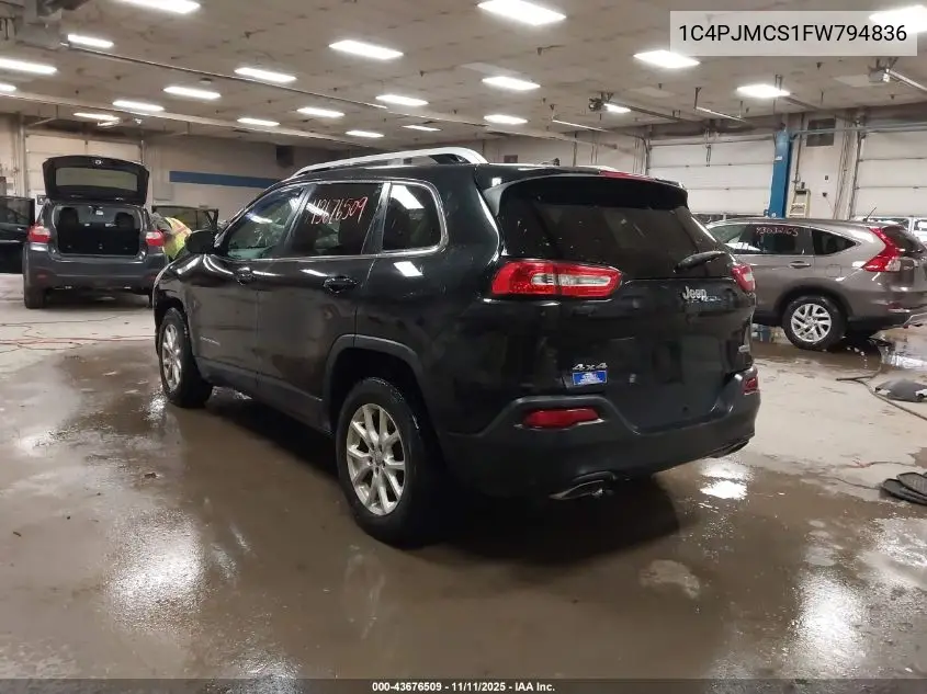 1C4PJMCS1FW794836 2015 Jeep Cherokee Latitude