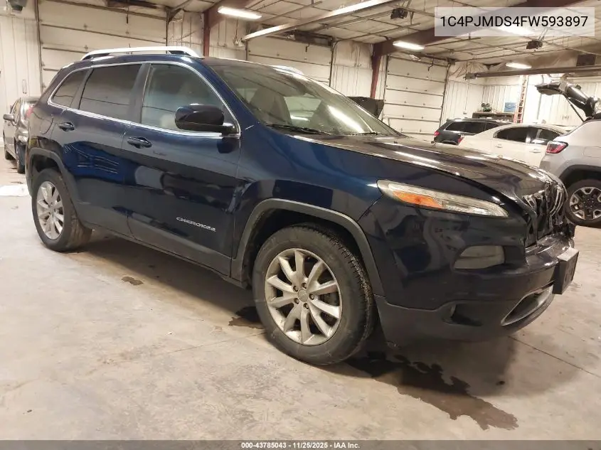 1C4PJMDS4FW593897 2015 Jeep Cherokee Limited