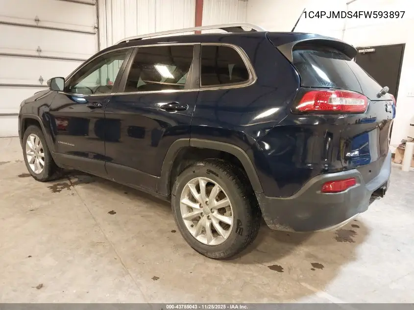1C4PJMDS4FW593897 2015 Jeep Cherokee Limited