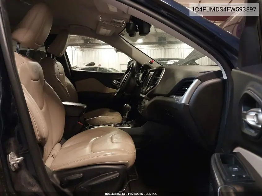 1C4PJMDS4FW593897 2015 Jeep Cherokee Limited