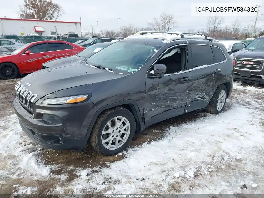 1C4PJLCB9FW584320 2015 Jeep Cherokee Latitude