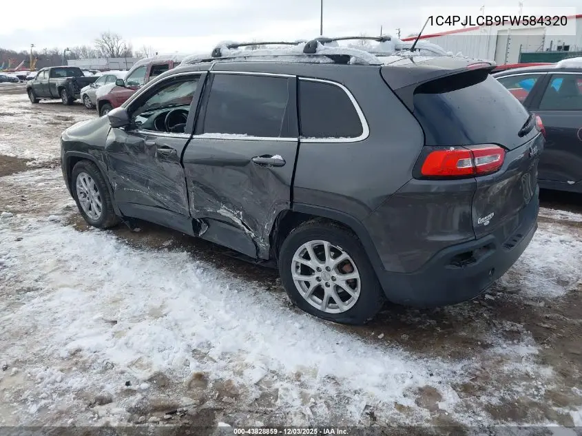 1C4PJLCB9FW584320 2015 Jeep Cherokee Latitude
