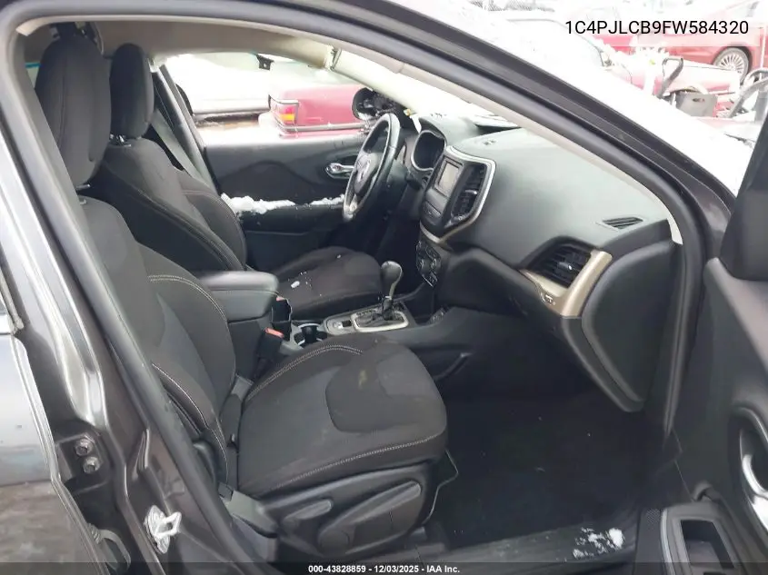 1C4PJLCB9FW584320 2015 Jeep Cherokee Latitude