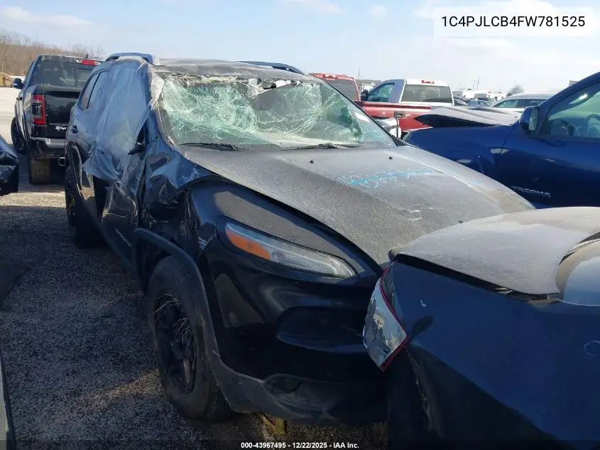 1C4PJLCB4FW781525 2015 Jeep Cherokee Latitude