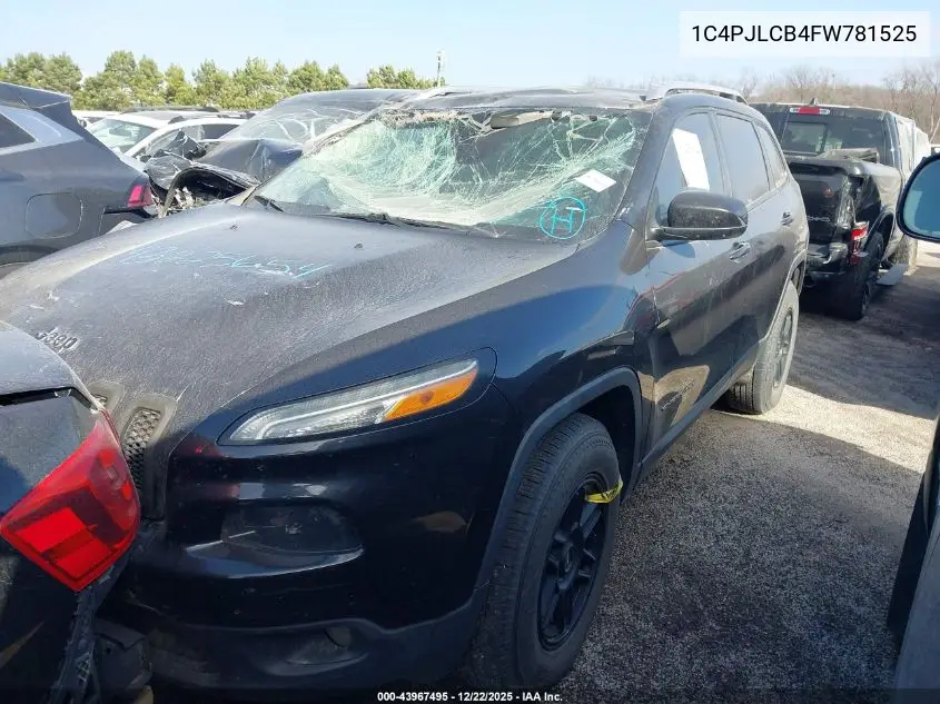 1C4PJLCB4FW781525 2015 Jeep Cherokee Latitude
