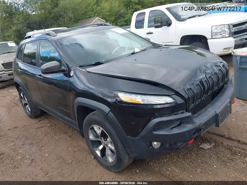 1C4PJMBS4FW772217 2015 Jeep Cherokee Trailhawk