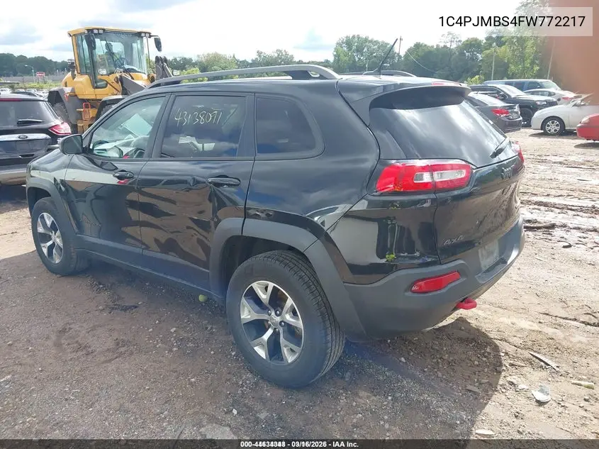 1C4PJMBS4FW772217 2015 Jeep Cherokee Trailhawk