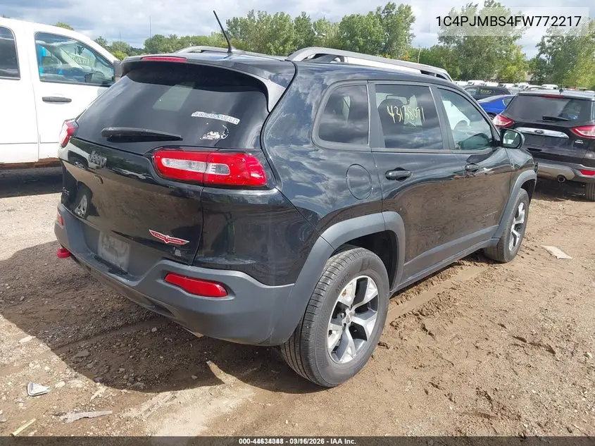 1C4PJMBS4FW772217 2015 Jeep Cherokee Trailhawk