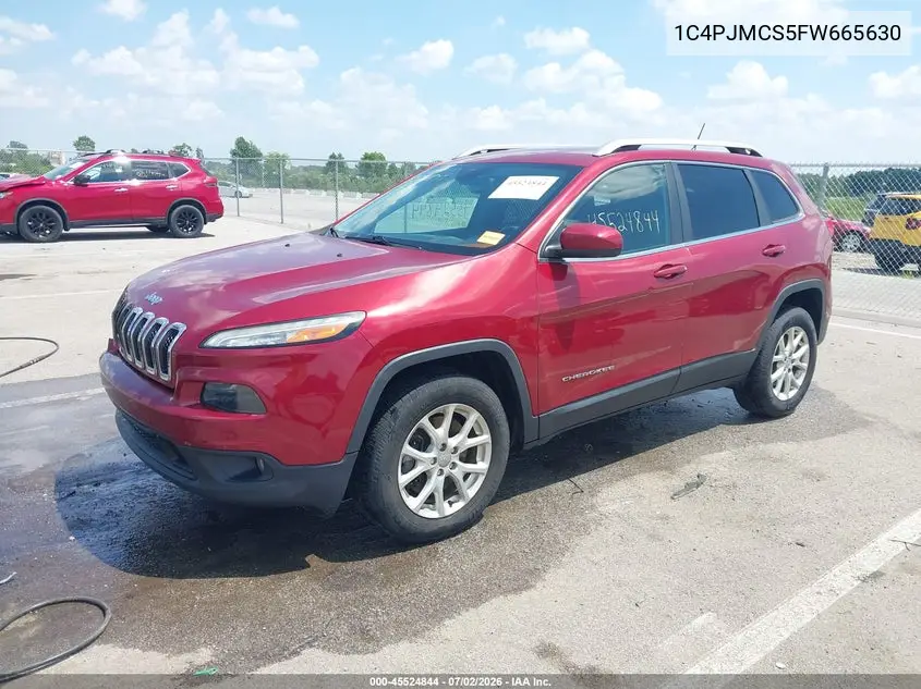 2015 Jeep Cherokee Latitude VIN: 1C4PJMCS5FW665630 Lot: 45524844