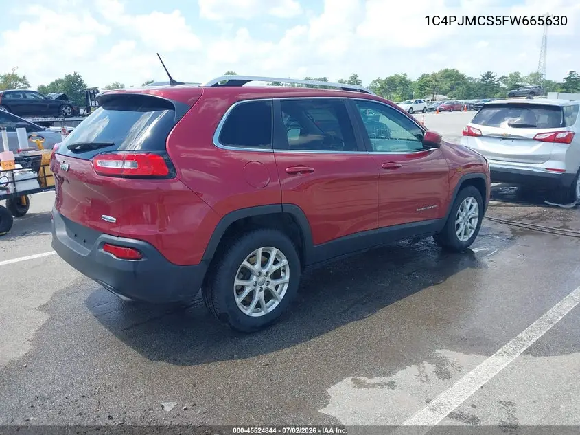 2015 Jeep Cherokee Latitude VIN: 1C4PJMCS5FW665630 Lot: 45524844