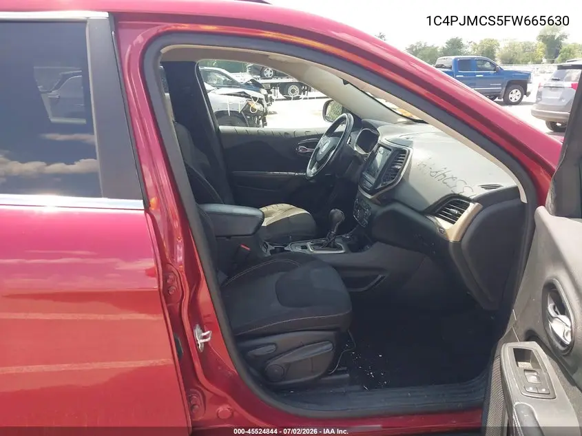 2015 Jeep Cherokee Latitude VIN: 1C4PJMCS5FW665630 Lot: 45524844