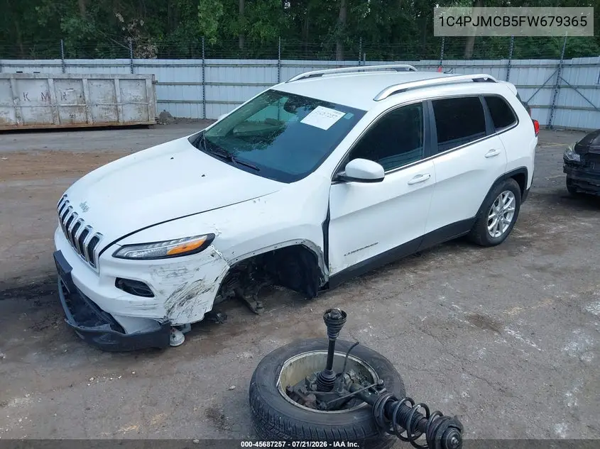2015 Jeep Cherokee Latitude VIN: 1C4PJMCB5FW679365 Lot: 45687257