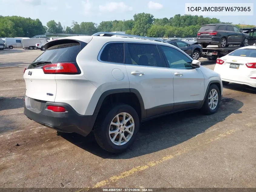 2015 Jeep Cherokee Latitude VIN: 1C4PJMCB5FW679365 Lot: 45687257