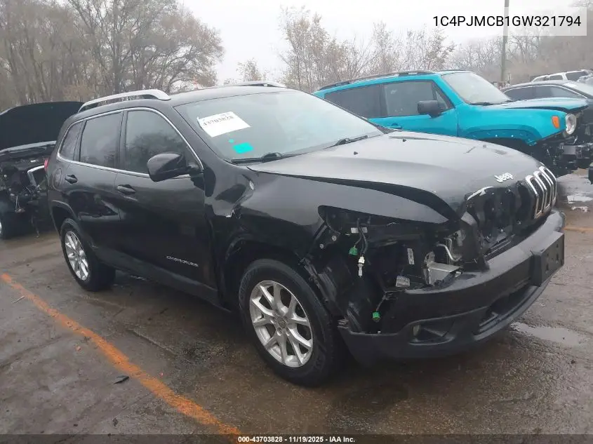 1C4PJMCB1GW321794 2016 Jeep Cherokee Latitude