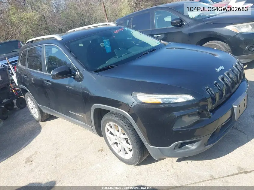 1C4PJLCS4GW302683 2016 Jeep Cherokee Latitude