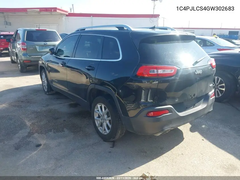 1C4PJLCS4GW302683 2016 Jeep Cherokee Latitude