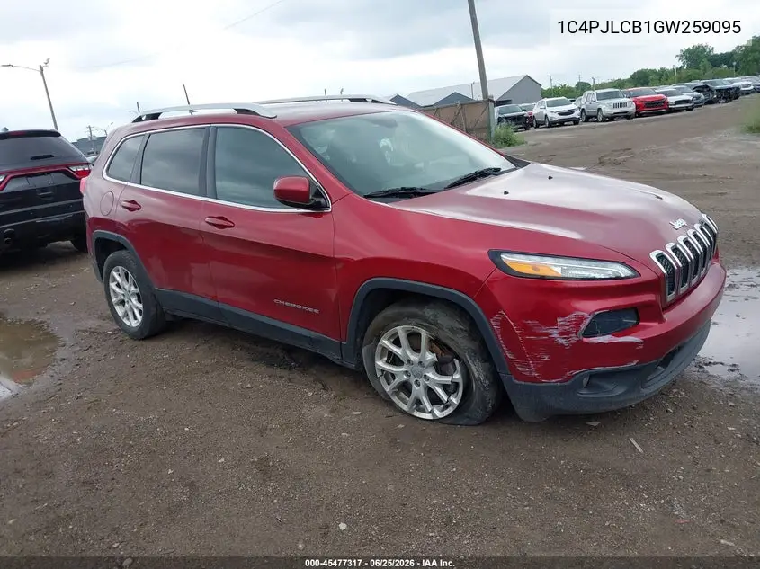 2016 Jeep Cherokee Latitude VIN: 1C4PJLCB1GW259095 Lot: 45477317