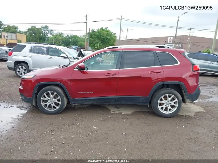 2016 Jeep Cherokee Latitude VIN: 1C4PJLCB1GW259095 Lot: 45477317