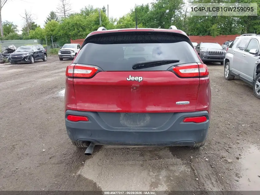 2016 Jeep Cherokee Latitude VIN: 1C4PJLCB1GW259095 Lot: 45477317