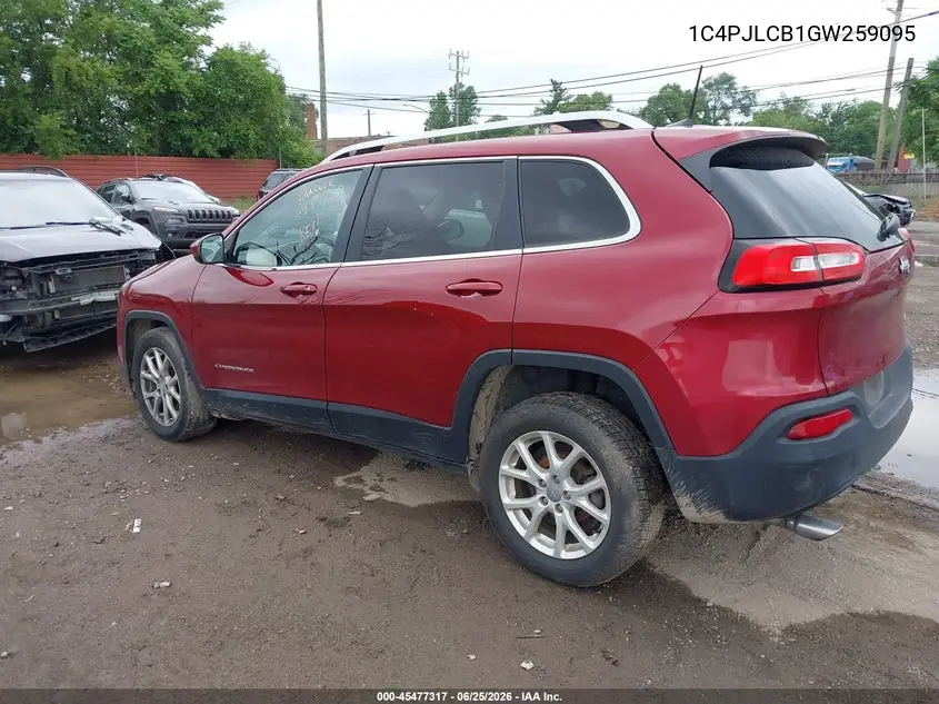 2016 Jeep Cherokee Latitude VIN: 1C4PJLCB1GW259095 Lot: 45477317