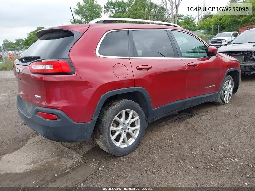 2016 Jeep Cherokee Latitude VIN: 1C4PJLCB1GW259095 Lot: 45477317