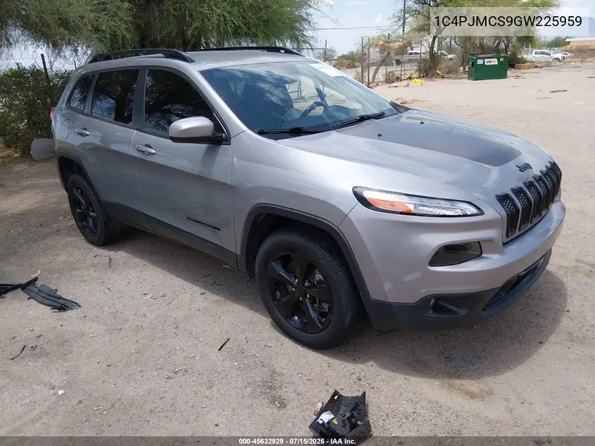 2016 Jeep Cherokee Altitude VIN: 1C4PJMCS9GW225959 Lot: 45632929