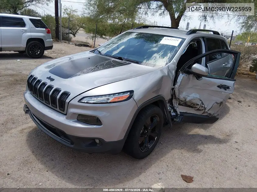 2016 Jeep Cherokee Altitude VIN: 1C4PJMCS9GW225959 Lot: 45632929