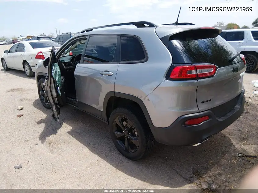 2016 Jeep Cherokee Altitude VIN: 1C4PJMCS9GW225959 Lot: 45632929