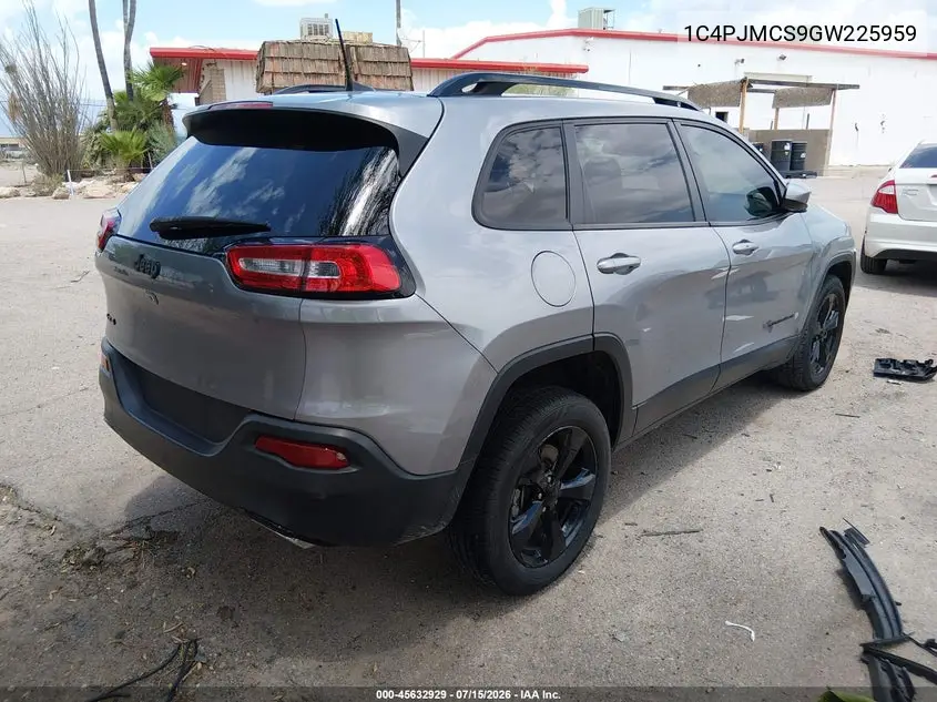 2016 Jeep Cherokee Altitude VIN: 1C4PJMCS9GW225959 Lot: 45632929