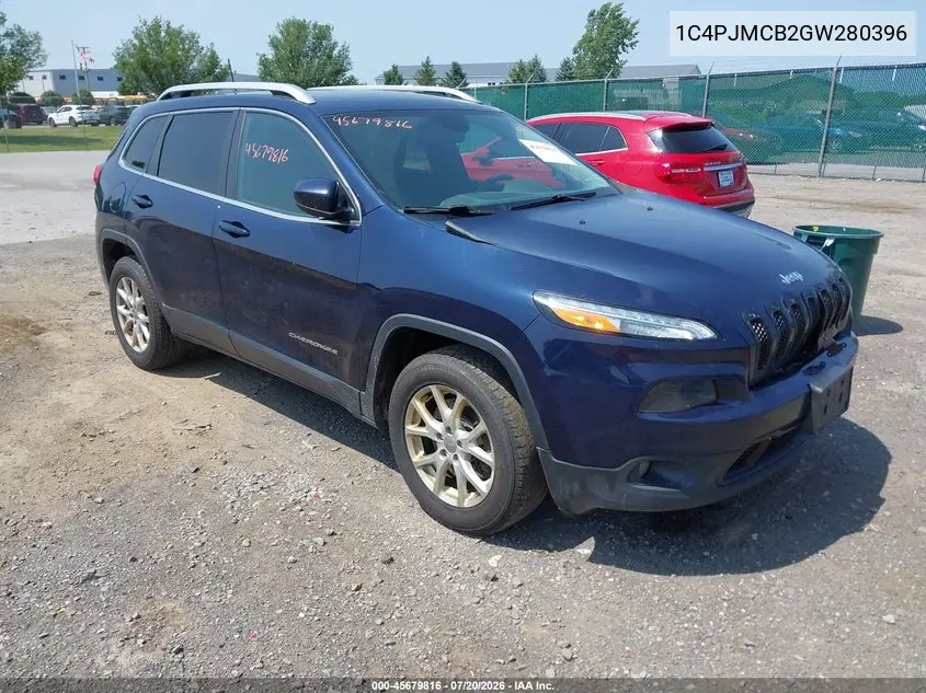 2016 Jeep Cherokee Latitude VIN: 1C4PJMCB2GW280396 Lot: 45679816