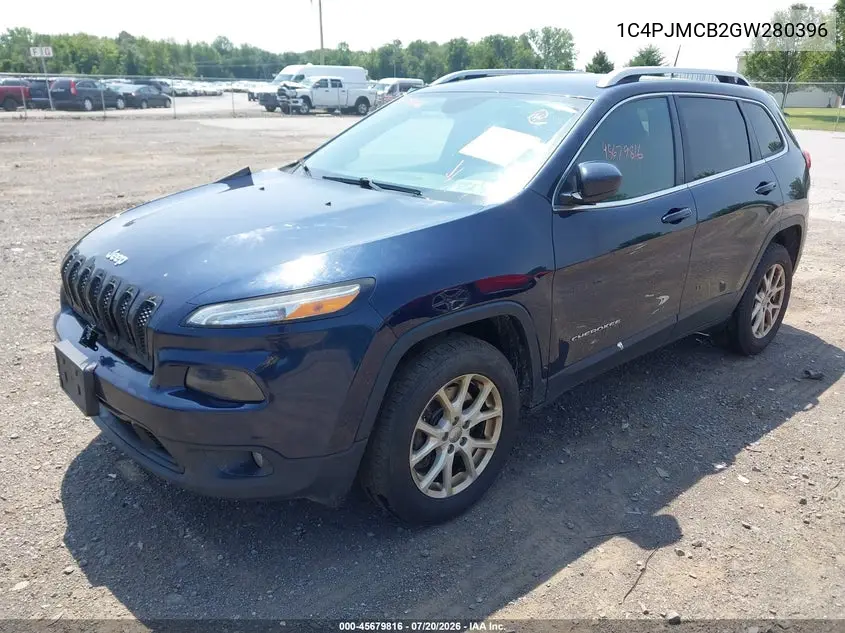 2016 Jeep Cherokee Latitude VIN: 1C4PJMCB2GW280396 Lot: 45679816