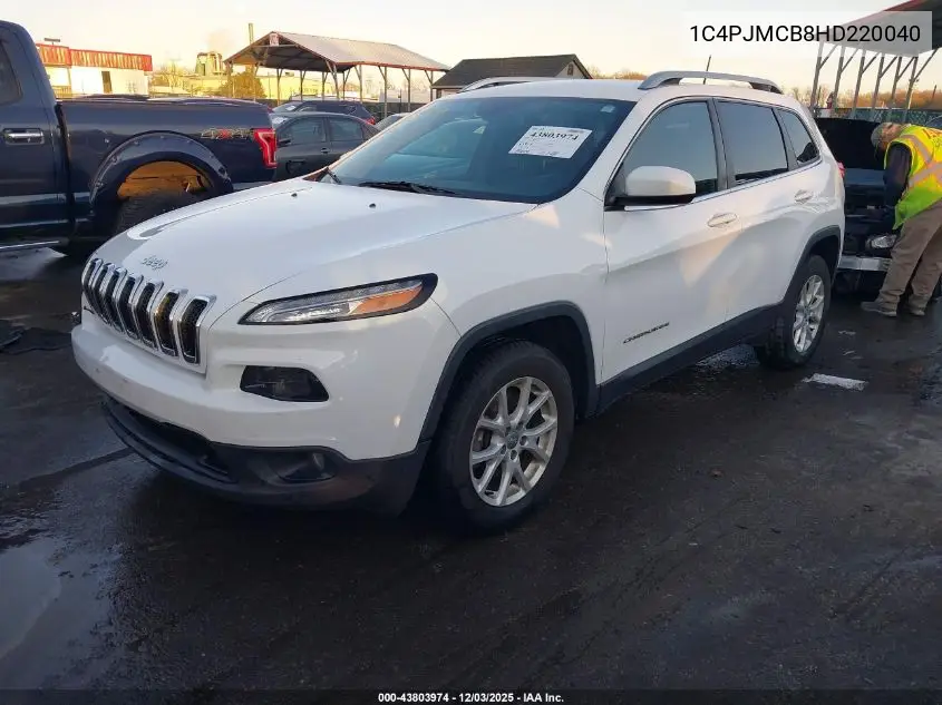 1C4PJMCB8HD220040 2017 Jeep Cherokee Latitude 4X4