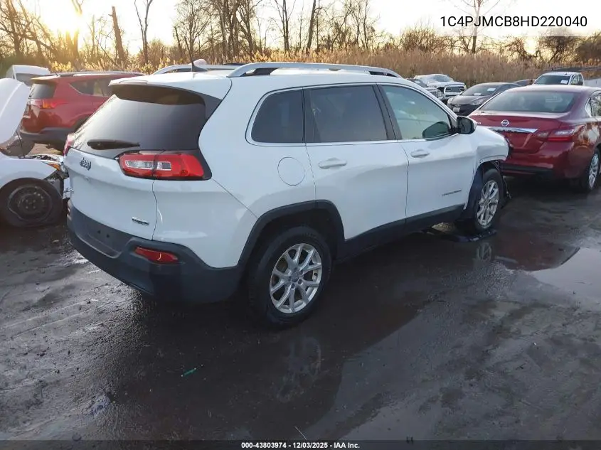 1C4PJMCB8HD220040 2017 Jeep Cherokee Latitude 4X4