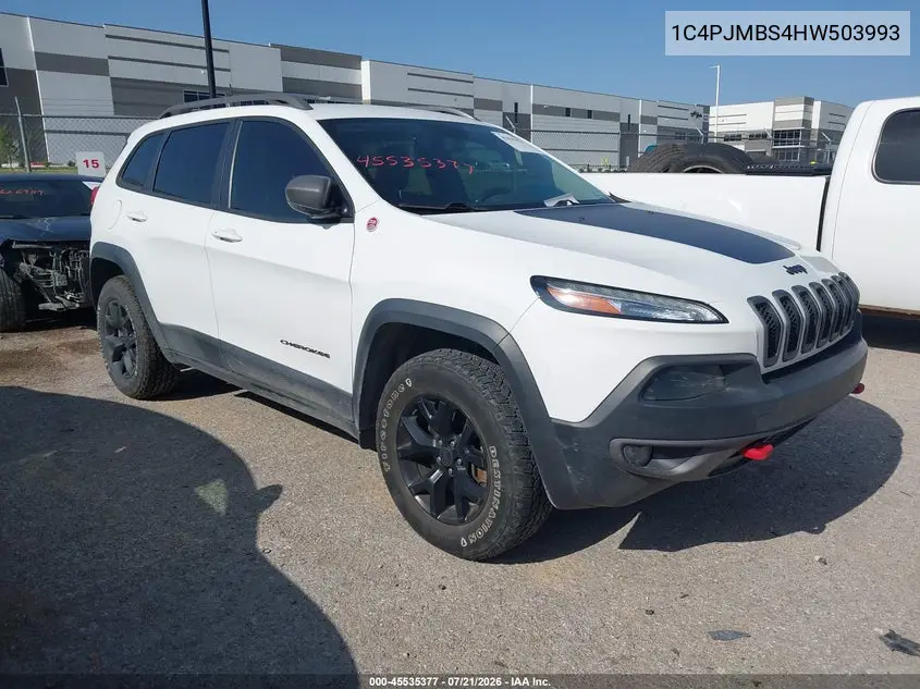 2017 Jeep Cherokee Trailhawk L Plus VIN: 1C4PJMBS4HW503993 Lot: 45535377