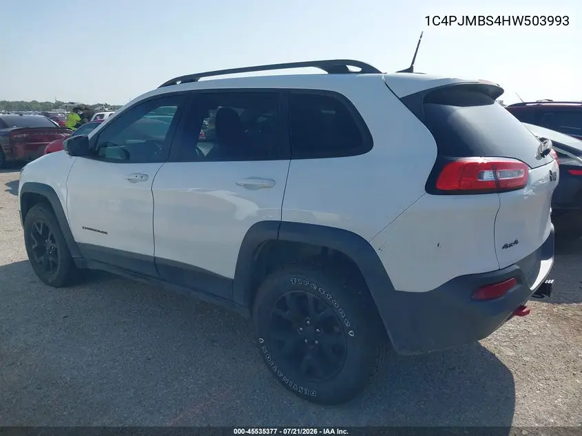 2017 Jeep Cherokee Trailhawk L Plus VIN: 1C4PJMBS4HW503993 Lot: 45535377