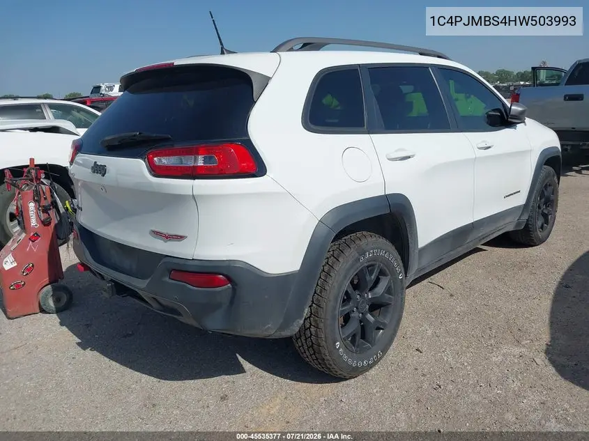 2017 Jeep Cherokee Trailhawk L Plus VIN: 1C4PJMBS4HW503993 Lot: 45535377