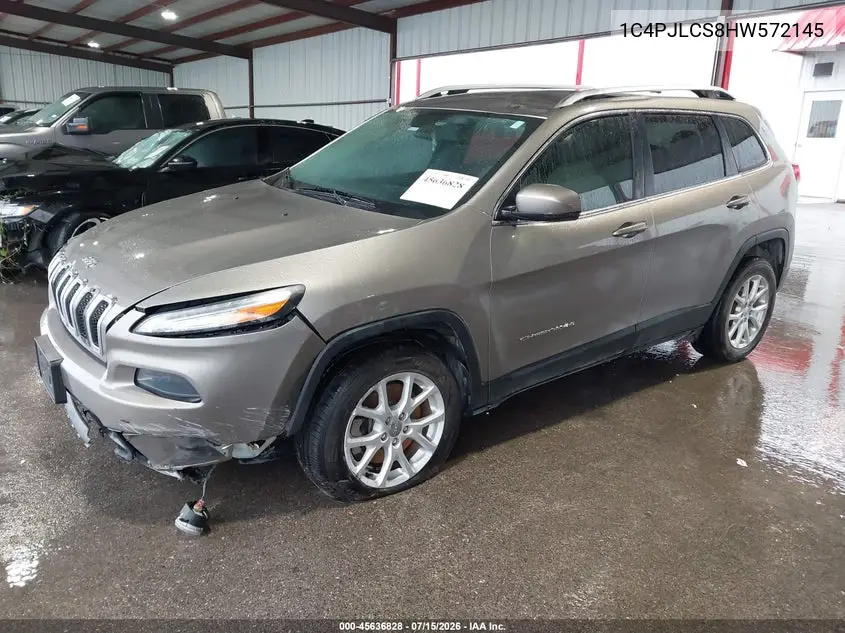 2017 Jeep Cherokee Latitude VIN: 1C4PJLCS8HW572145 Lot: 45636828