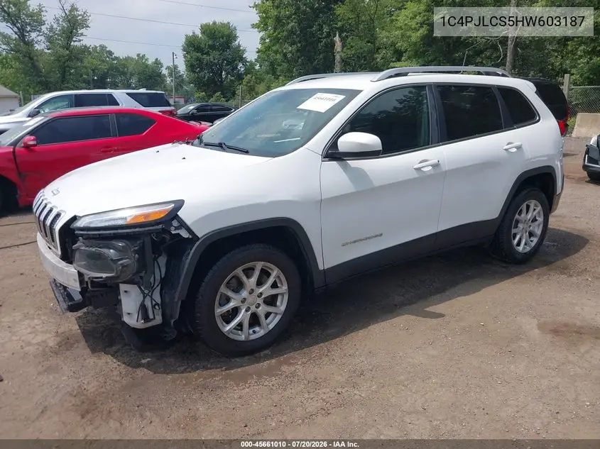 2017 Jeep Cherokee Latitude VIN: 1C4PJLCS5HW603187 Lot: 45661010
