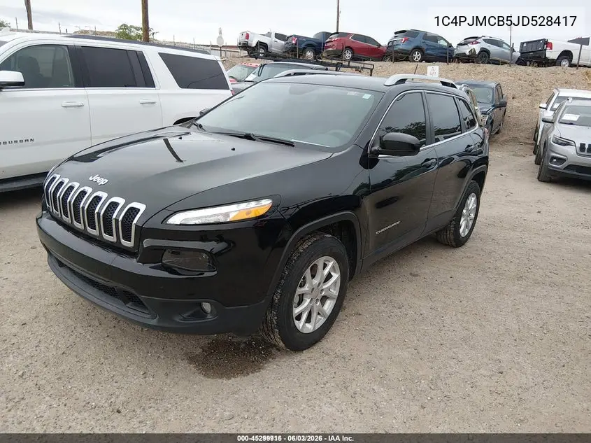 2018 Jeep Cherokee Latitude 4X4 VIN: 1C4PJMCB5JD528417 Lot: 45299916