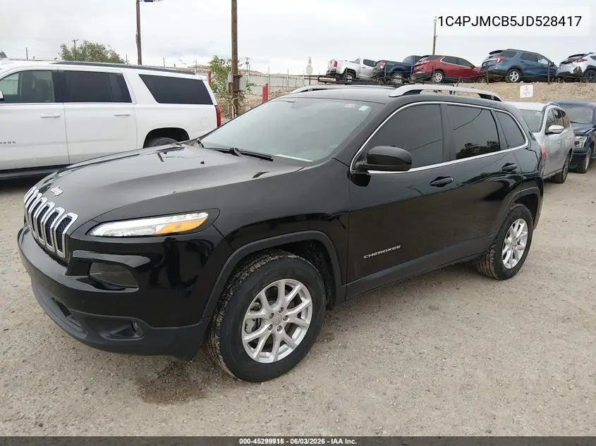 2018 Jeep Cherokee Latitude 4X4 VIN: 1C4PJMCB5JD528417 Lot: 45299916