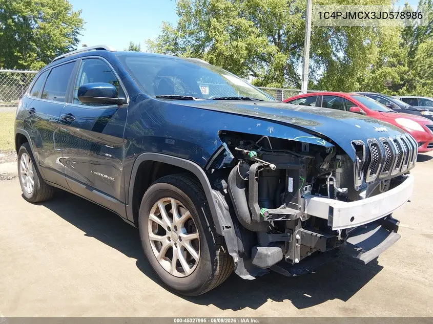 2018 Jeep Cherokee Latitude 4X4 VIN: 1C4PJMCX3JD578986 Lot: 45327995