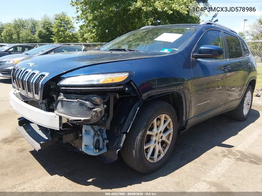 2018 Jeep Cherokee Latitude 4X4 VIN: 1C4PJMCX3JD578986 Lot: 45327995