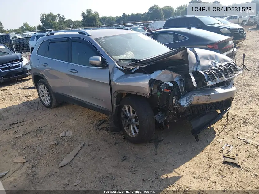 2018 Jeep Cherokee Latitude Fwd VIN: 1C4PJLCB4JD531528 Lot: 45658670