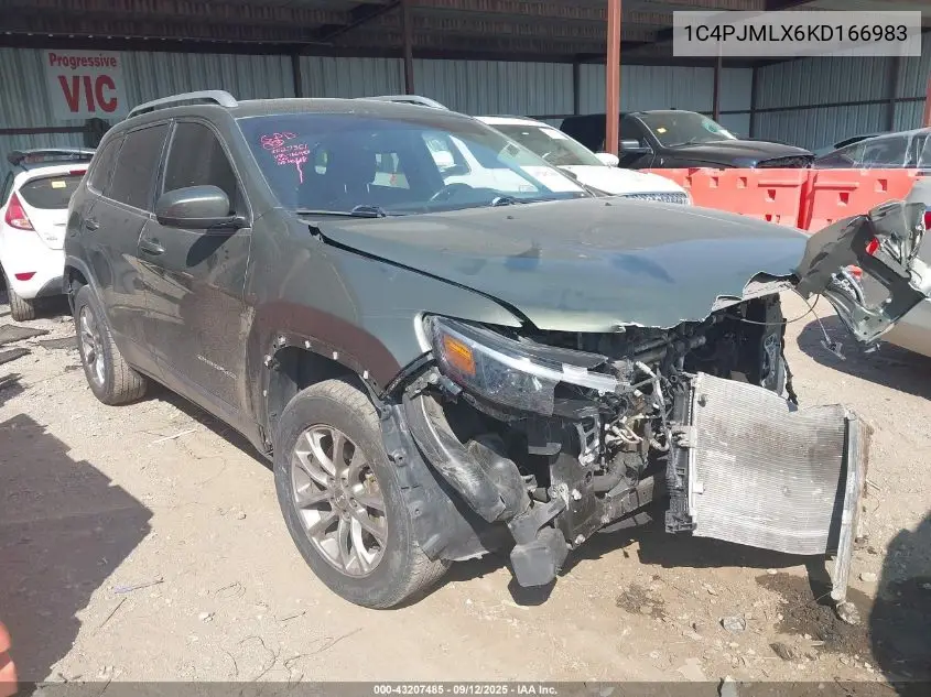 1C4PJMLX6KD166983 2019 Jeep Cherokee Latitude Plus 4X4