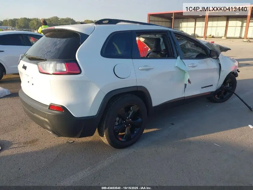 1C4PJMLXXKD413440 2019 Jeep Cherokee Altitude 4X4
