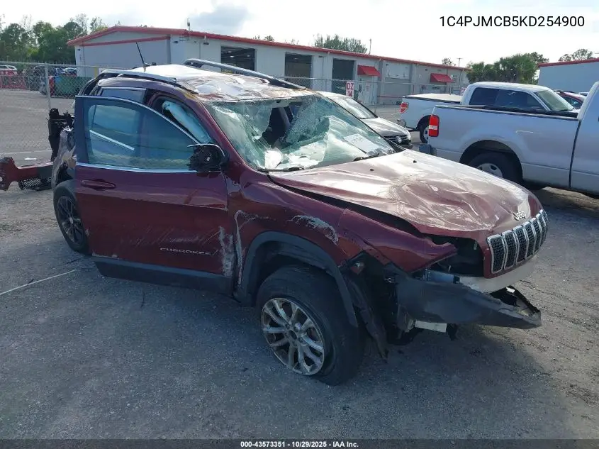 1C4PJMCB5KD254900 2019 Jeep Cherokee Latitude 4X4